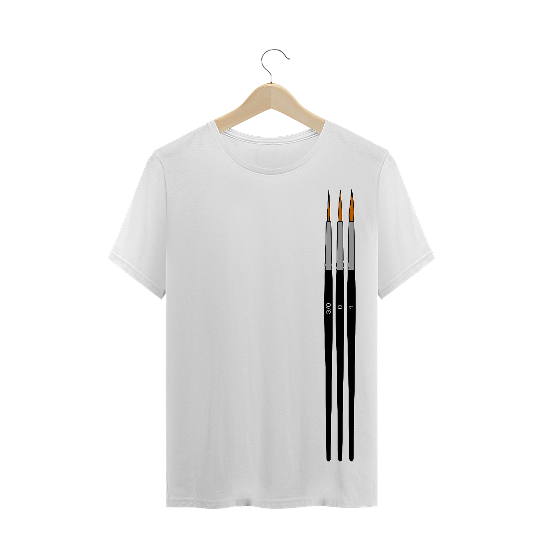 Nome do produto  Camiseta pincéis