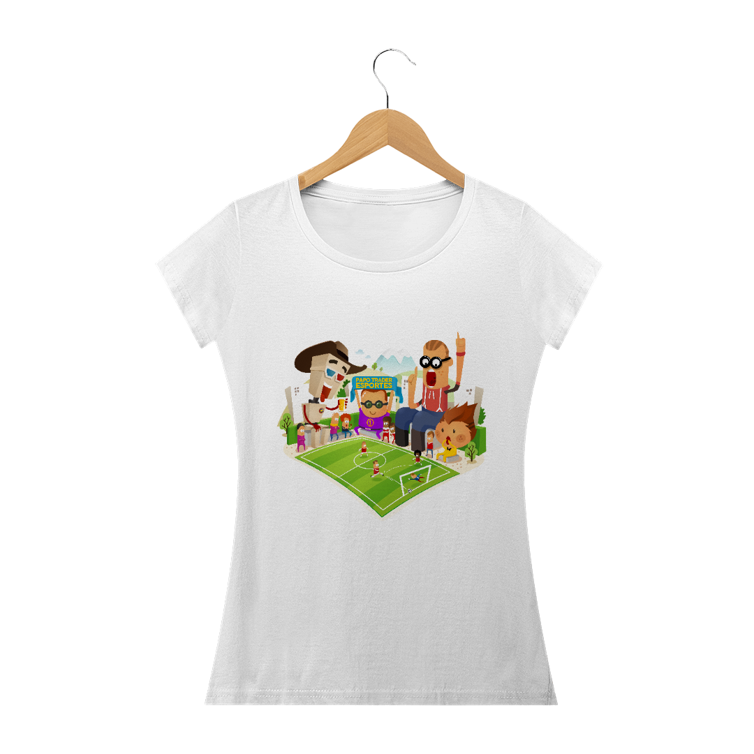 Nome do produto  Camiseta Baby Look - Papo Trader