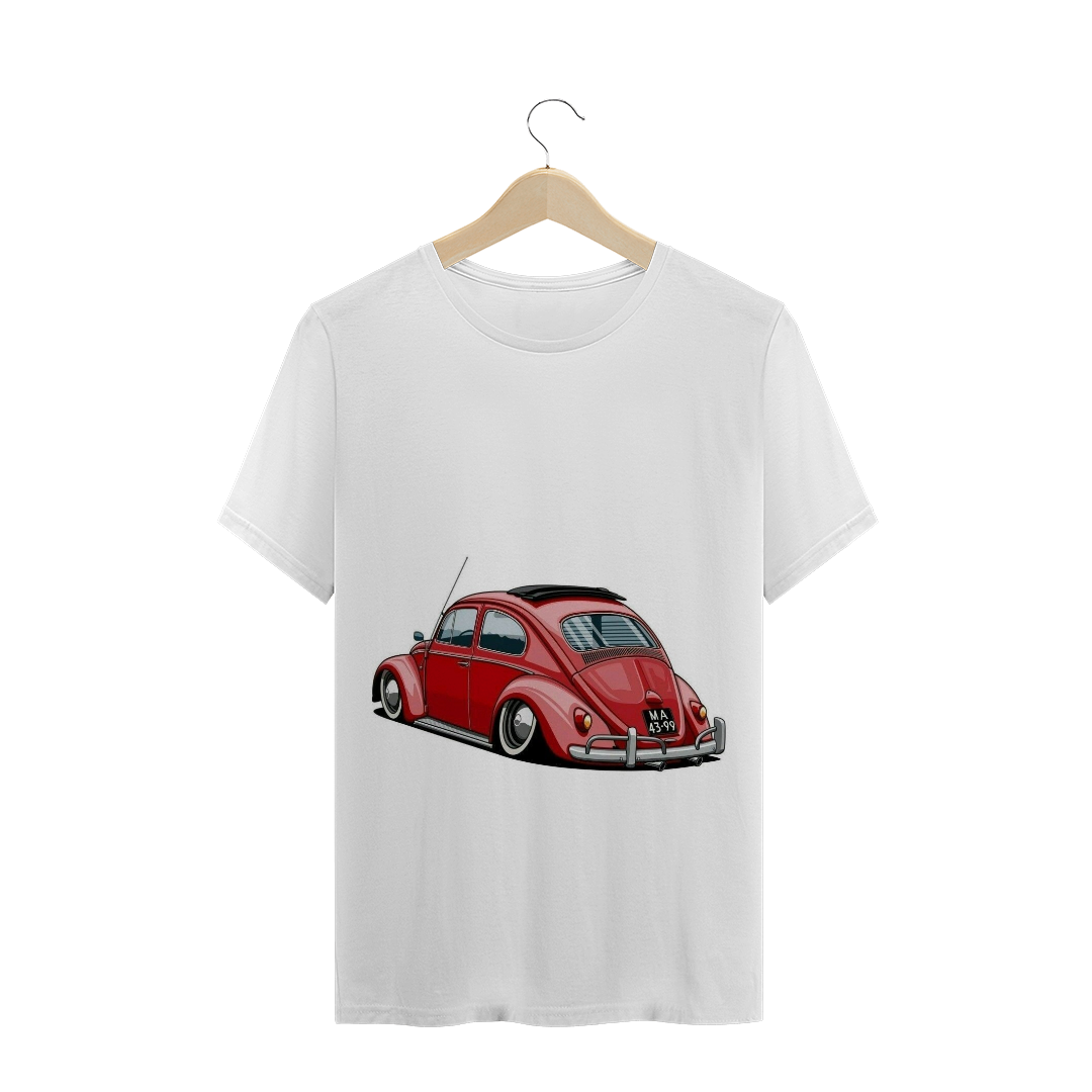 Nome do produto  Camiseta T-shirt Masculina Fusca Vermelho Retrô Surf Carro Antigo Life Is A Sea. REF:0101