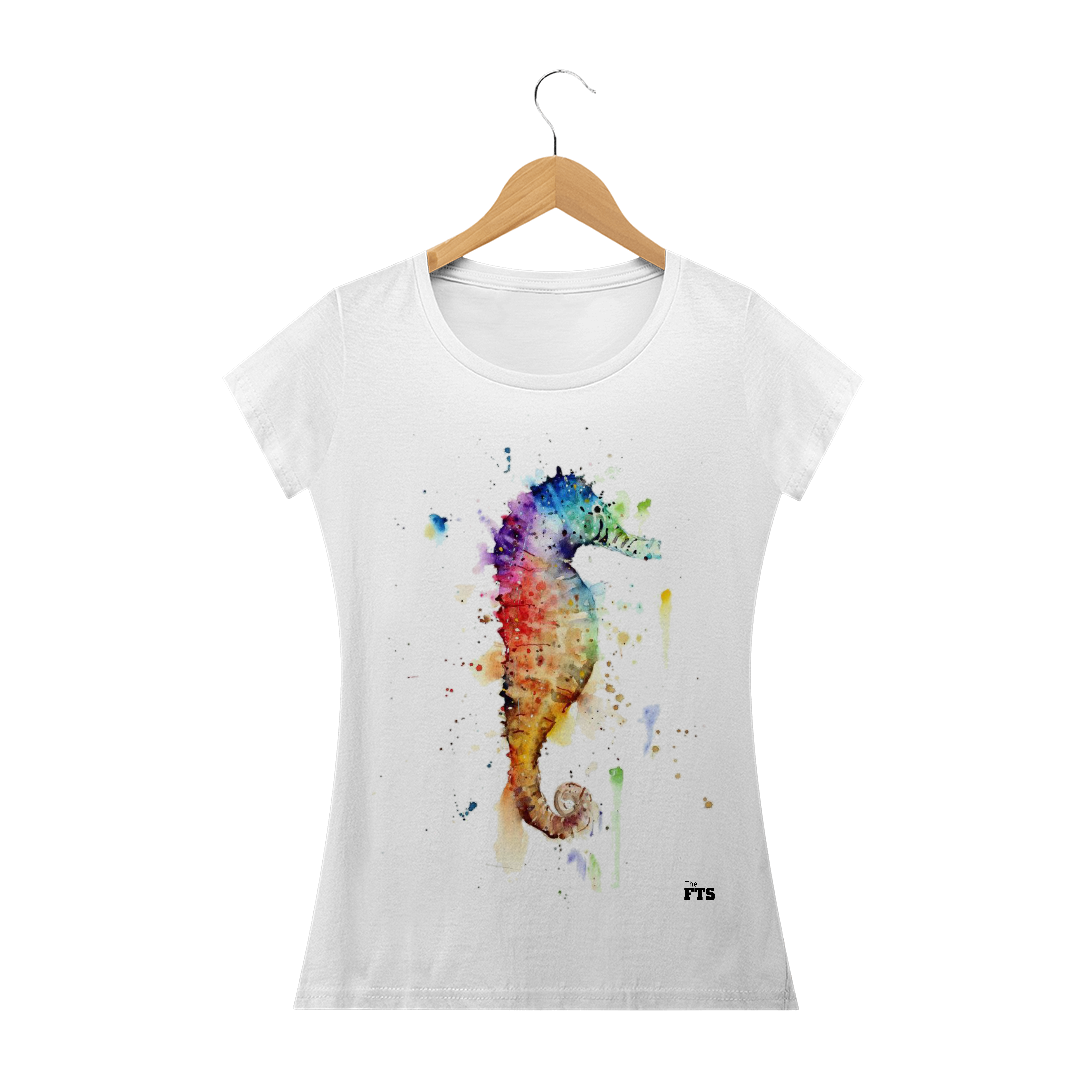 Nome do produto  Baby Long FTS Watercolor Cavalo Marinho