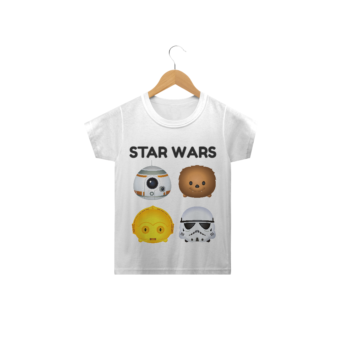 Nome do produto  Camiseta Infantil STAR WARS CUT