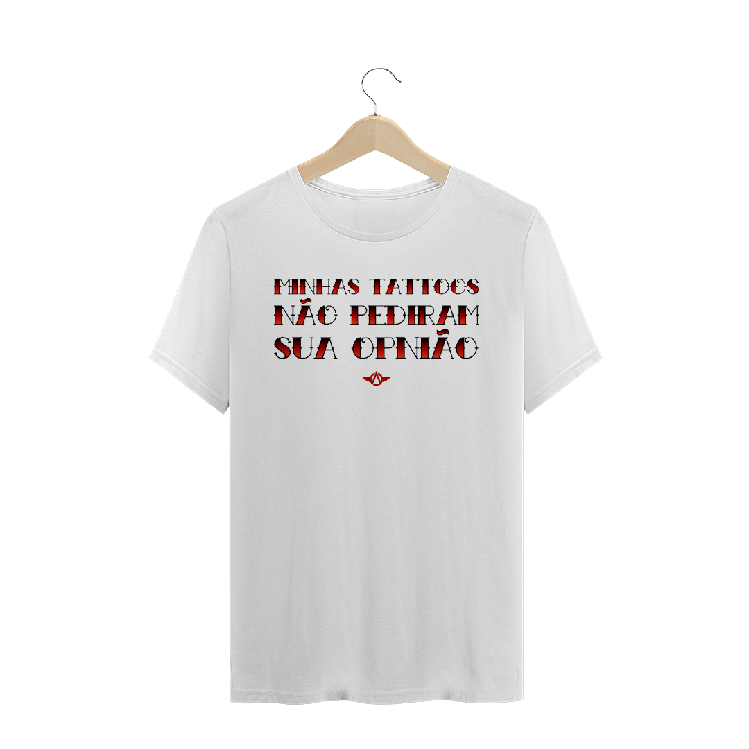 Nome do produto  Camiseta Minhas Tattoos - Branca