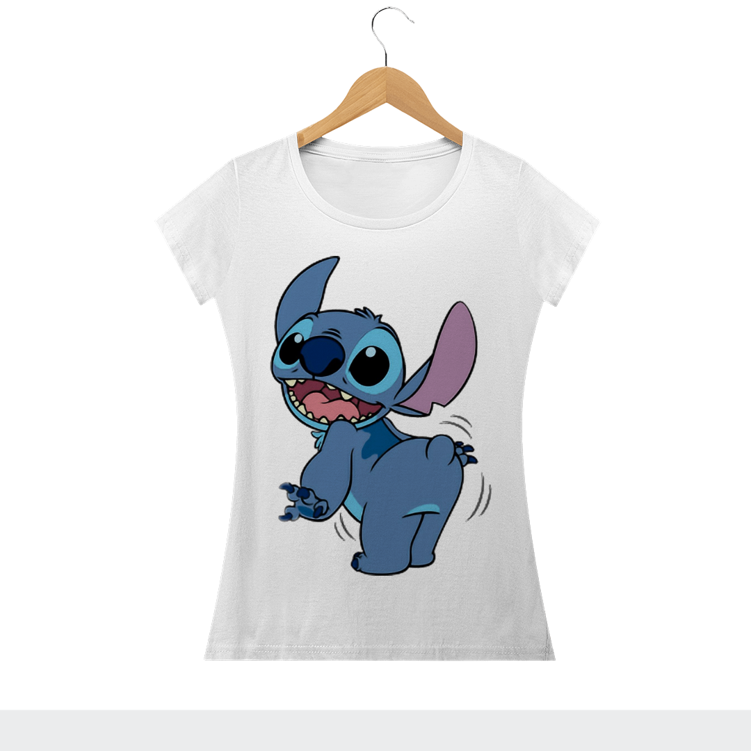 Nome do produto  Camiseta feminina Stitch