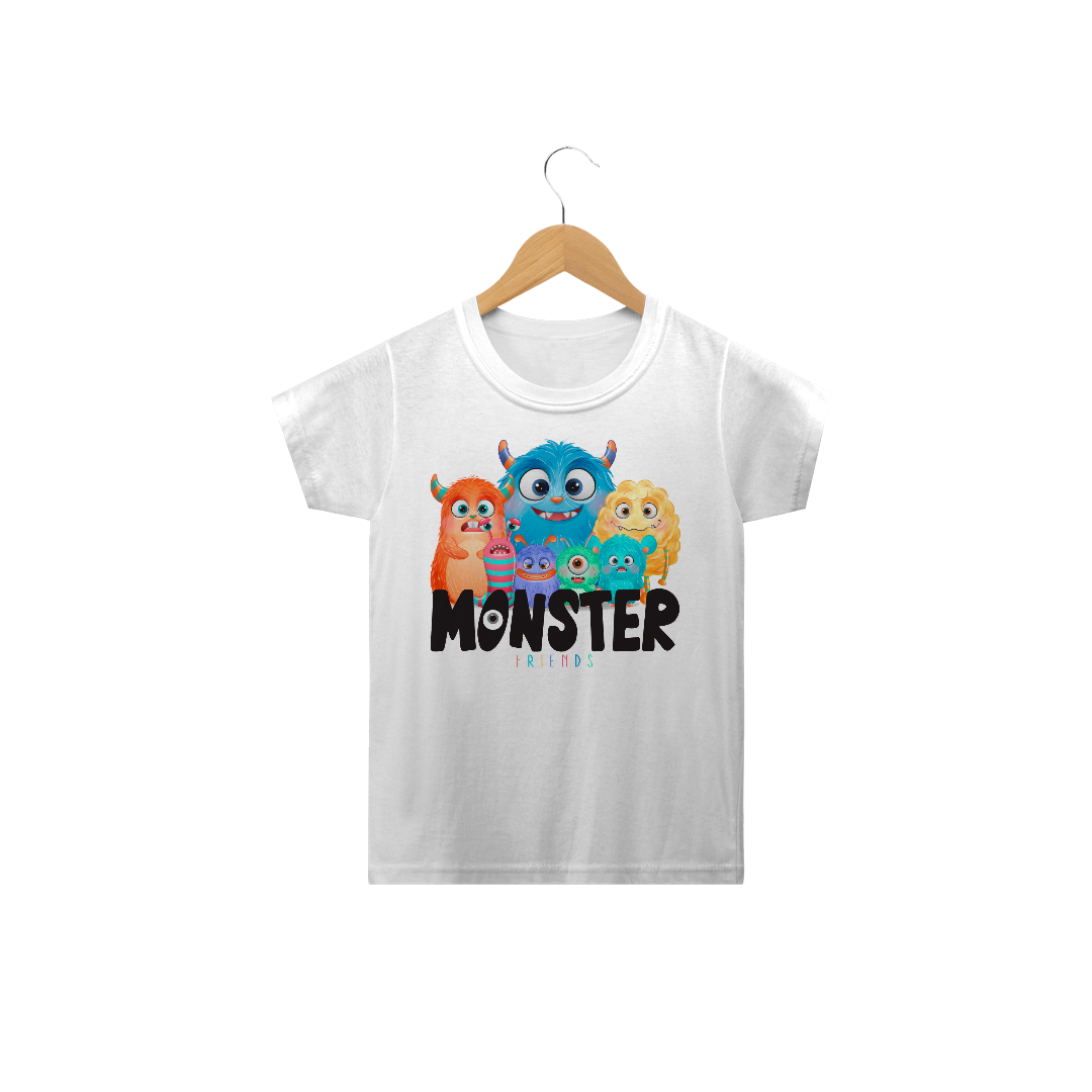 Nome do produto  Camiseta Infantil Monstrinhos 