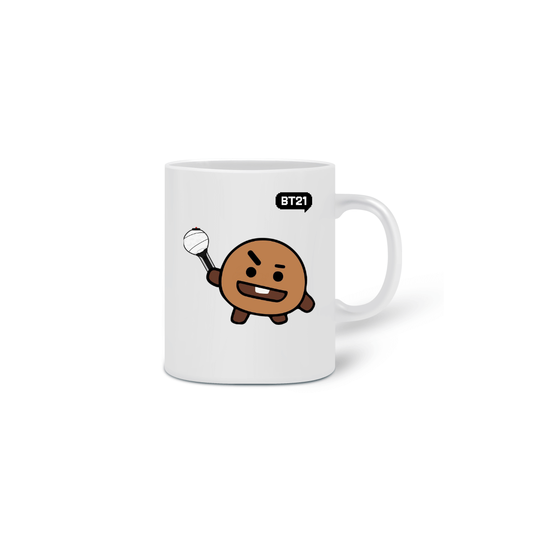 Nome do produto  Caneca BT21 Shooky