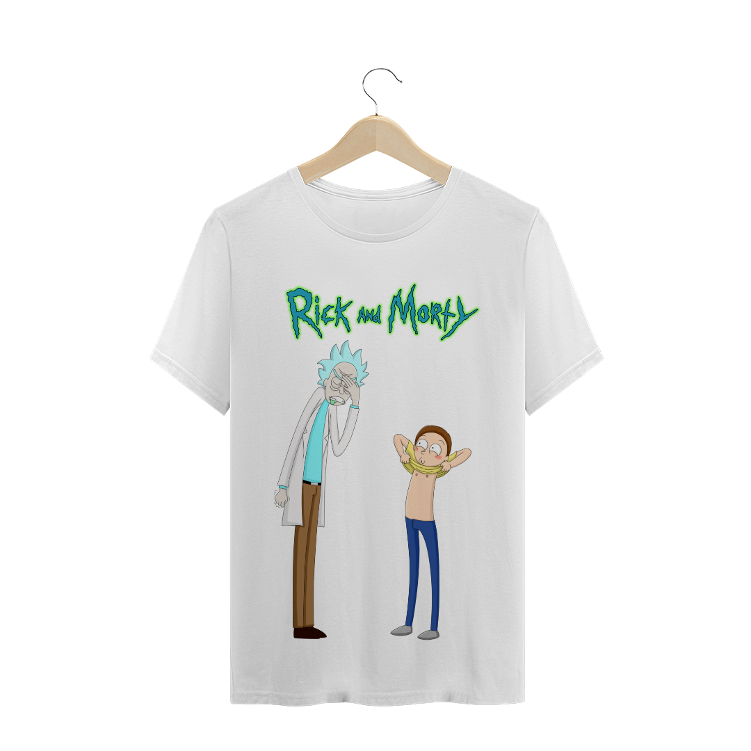 Nome do produto  Camiseta masculina Rick e Morty