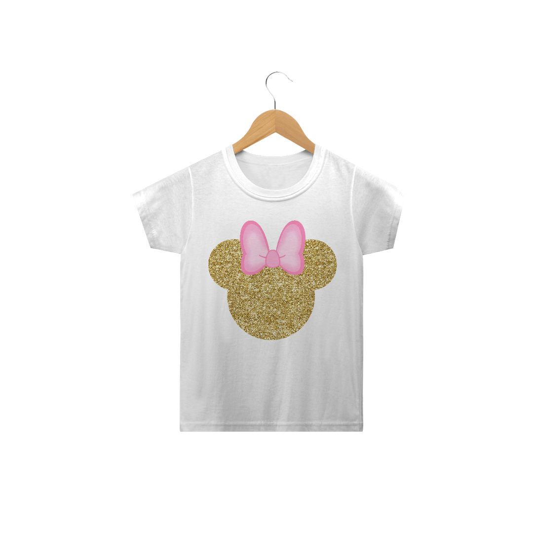 Nome do produto  Camiseta infantil Minnie Chic
