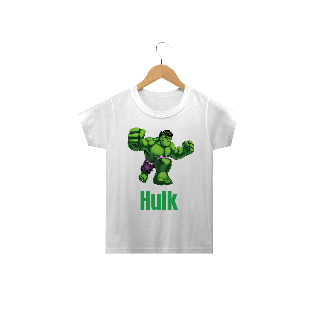 Nome do produto: Camiseta infantil Hulk Cute
