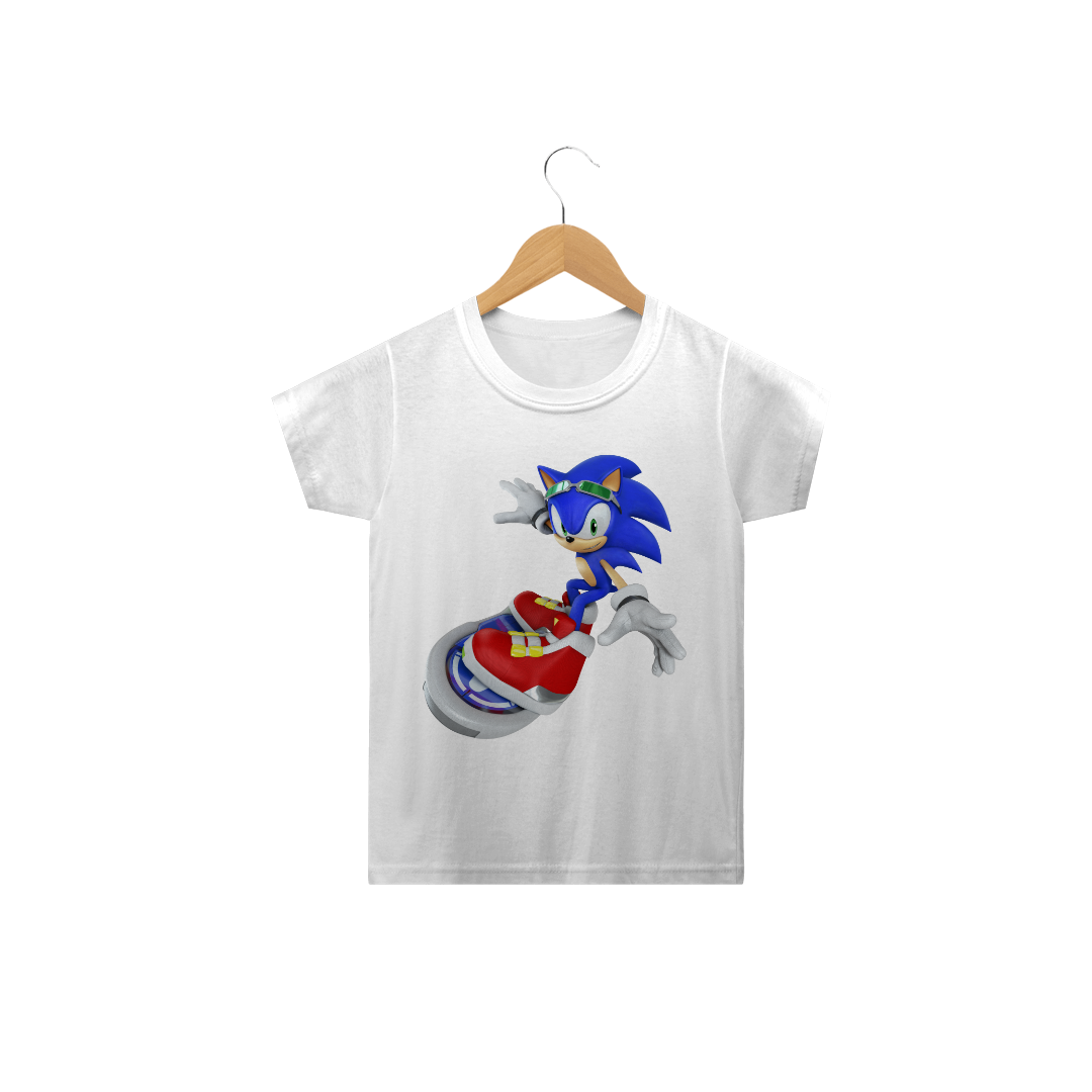 Nome do produto  Camiseta infantil Sonic