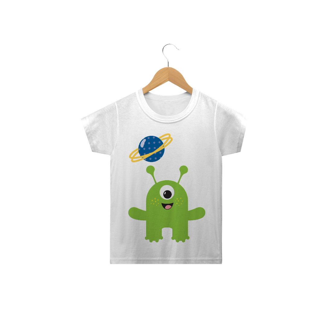 Nome do produto  Camiseta Infantil Alien
