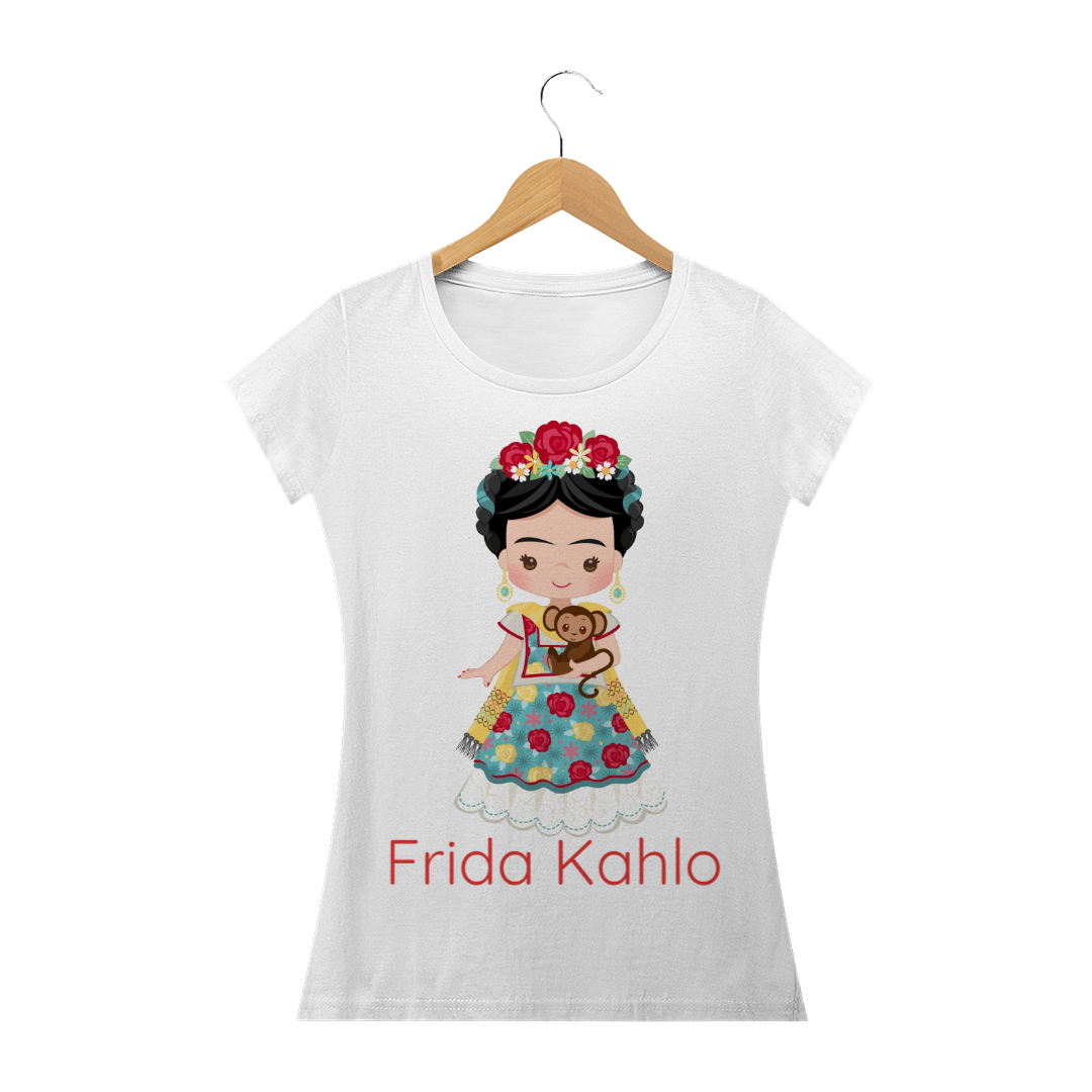 Nome do produto  Camiseta Feminina  Frida Kahlo 