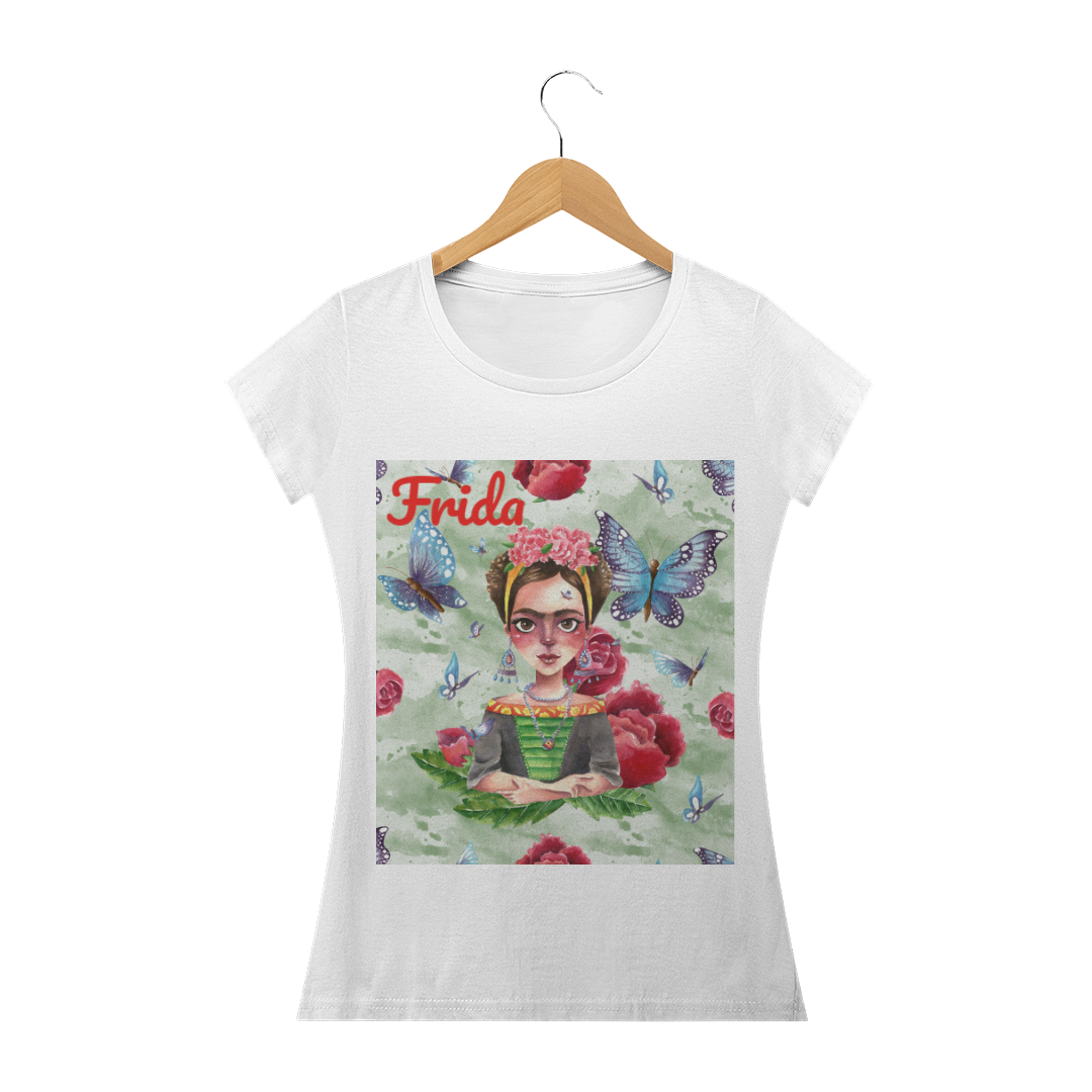 Nome do produto  Camiseta Artística Frida 