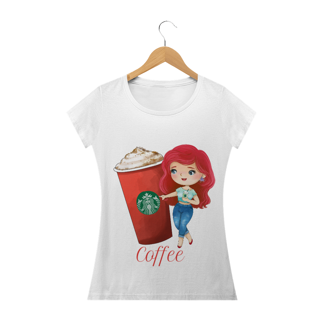 Nome do produto  camiseta princesa com Café 
