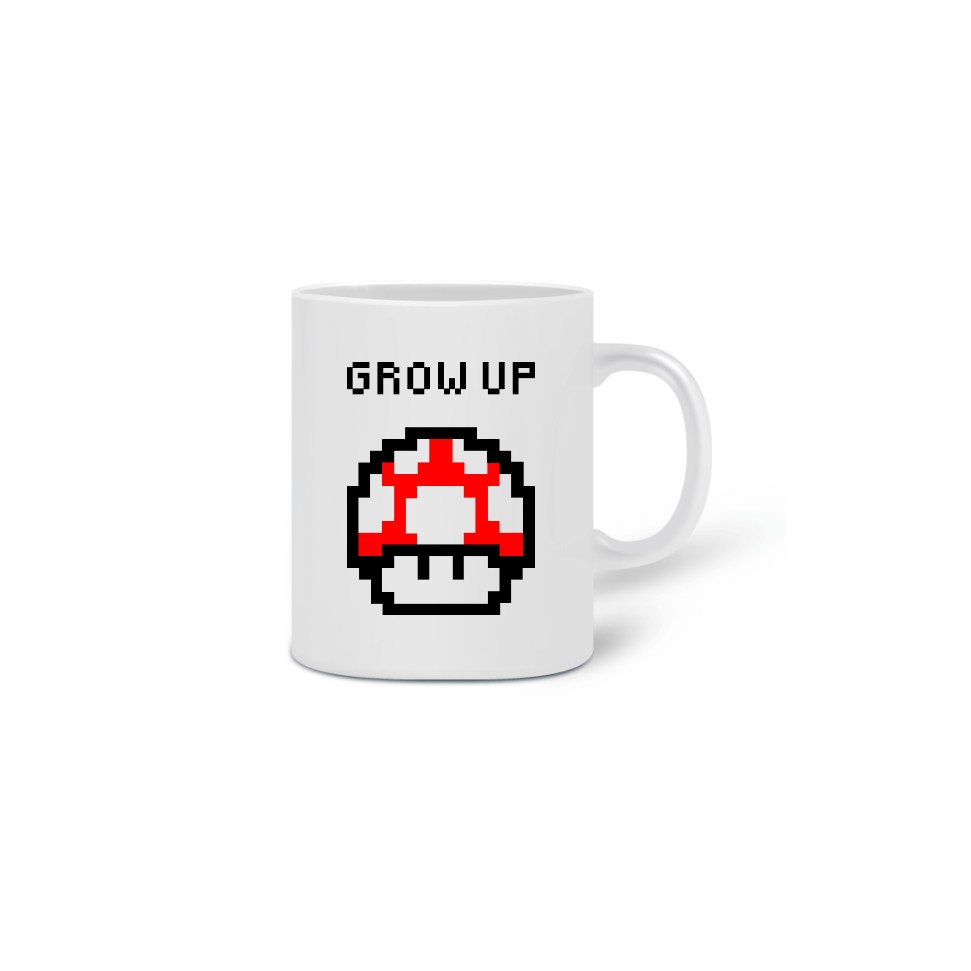 Nome do produto  Caneca Pixel Grow Up