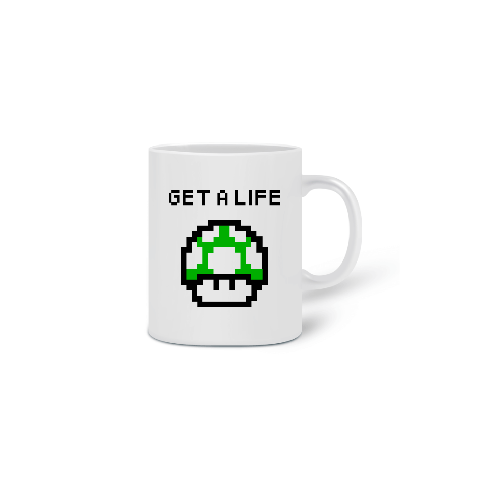 Nome do produto  Caneca Pixel Get A Life