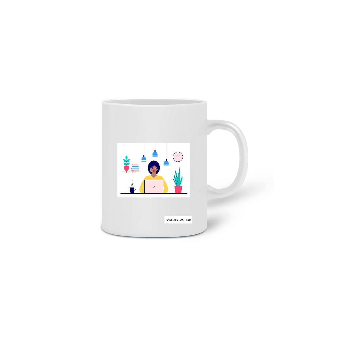 Nome do produto  Caneca Energia Arte Afro