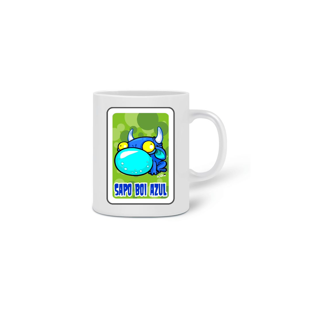 Caneca Sapo Boi Azul