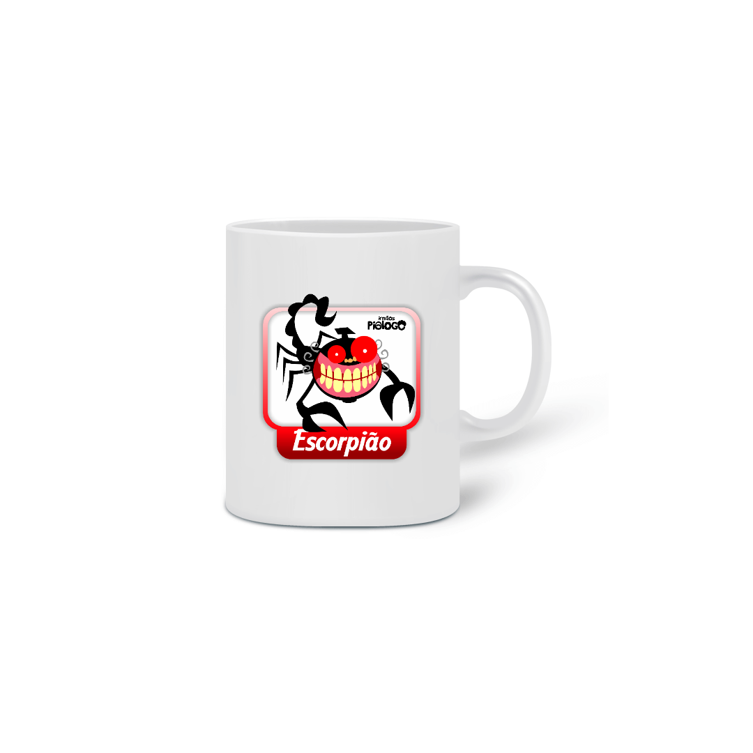 Caneca Signo Escorpião Boby Psicótico