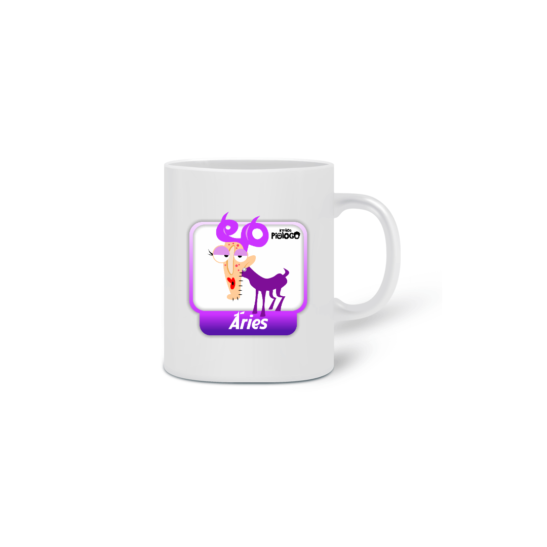 Caneca Signo Áries Whatahell