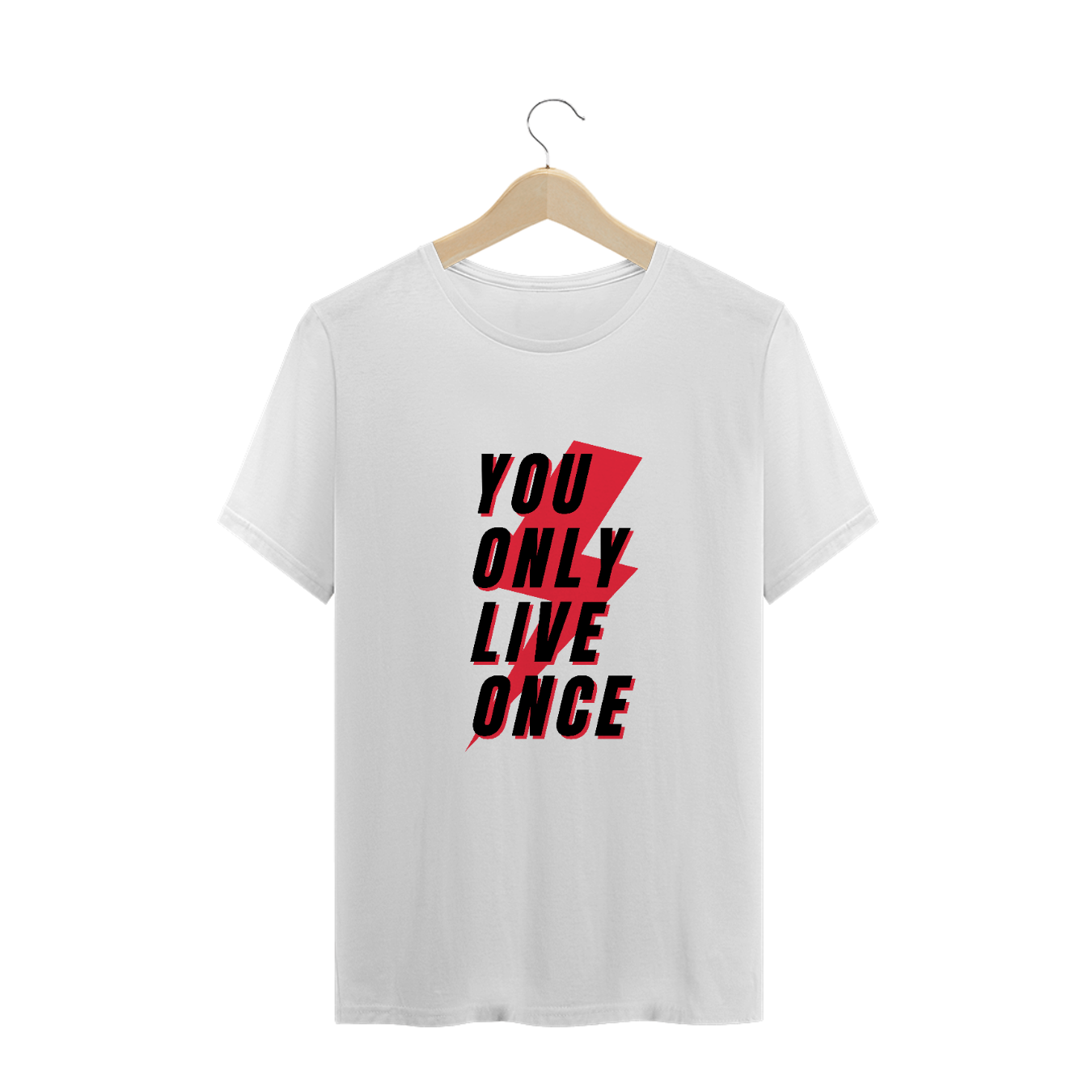 Nome do produto  T-SHIRT - You only live once