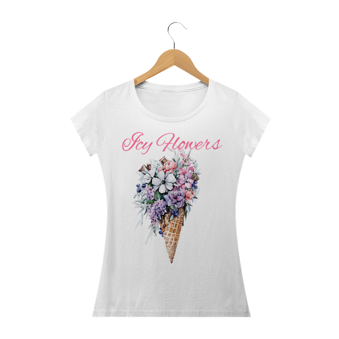 Nome do produto  Camiseta Sorvete de Flores e Doces