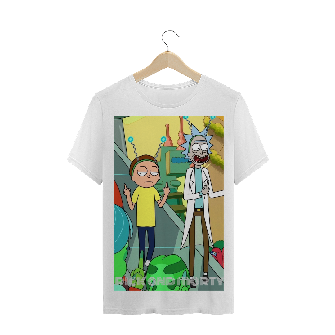Nome do produto  camiseta rick and morty