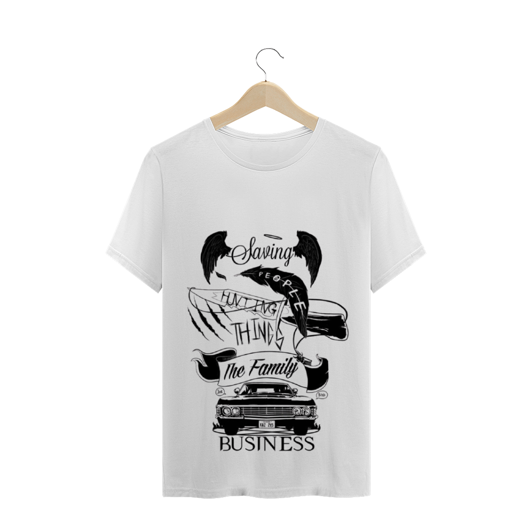 Nome do produto  Camiseta supernatural family business