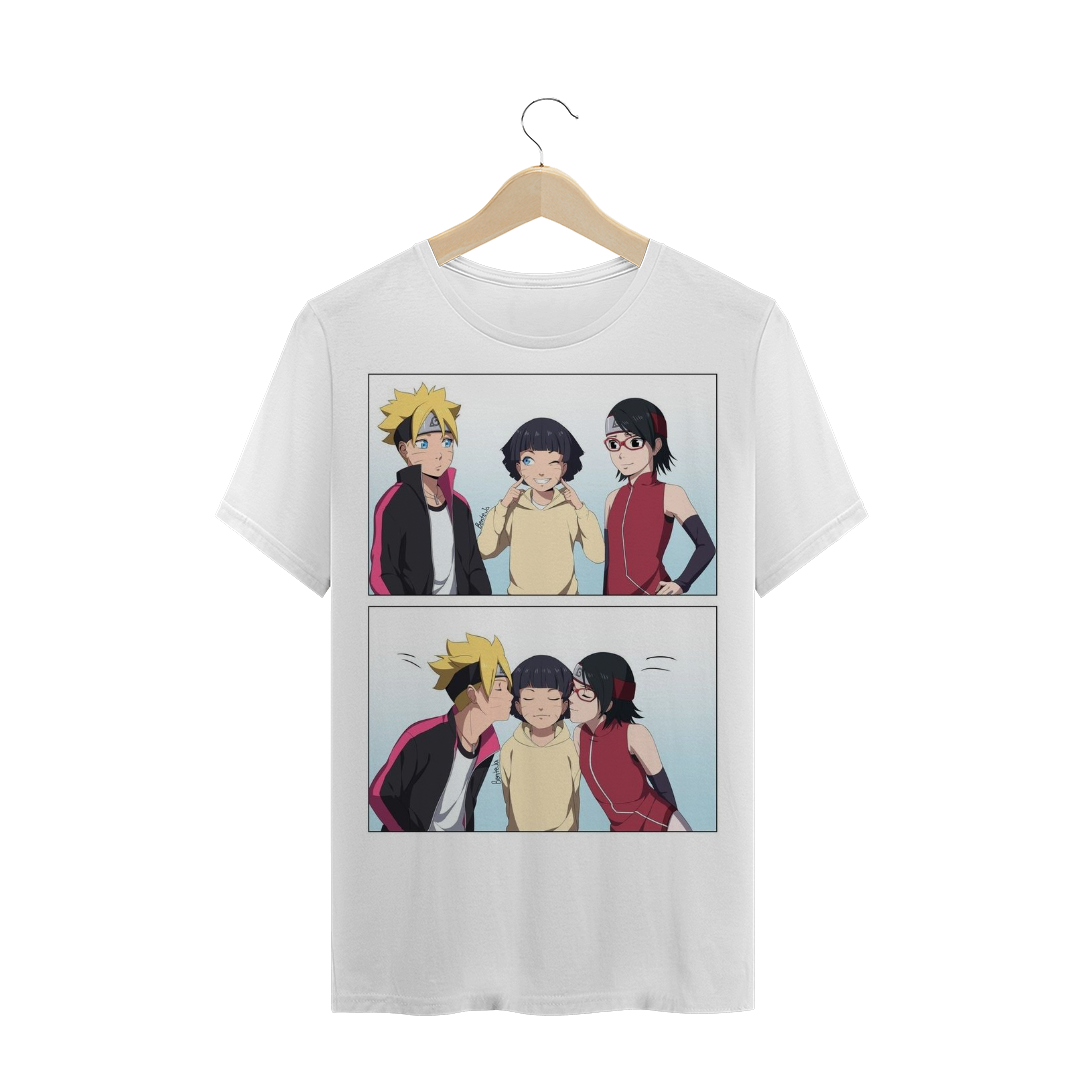 Nome do produto  Camiseta boruto,sarada e himawari