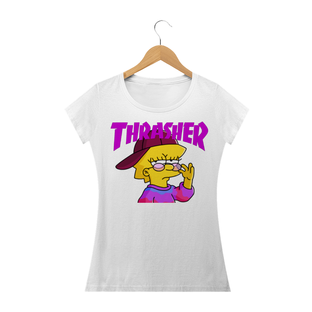 Nome do produto  Hippie Lisa Simpson Thrasher - Baby Long - Feminina