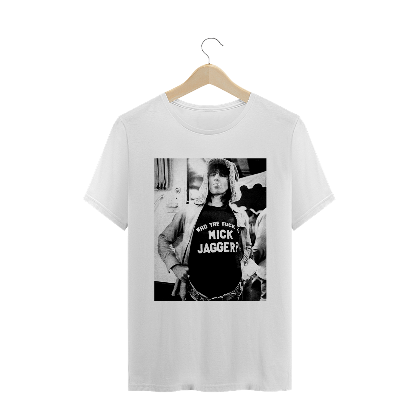 Nome do produto  T-SHIRT - Who the fuck Mick Jagger