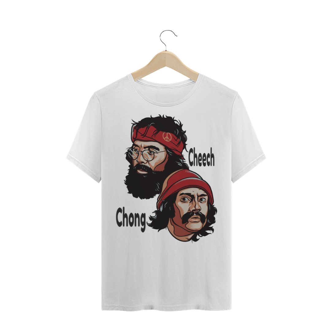 Nome do produto  Camiseta Cheech and Chong (BRANCA E VERMELHA)