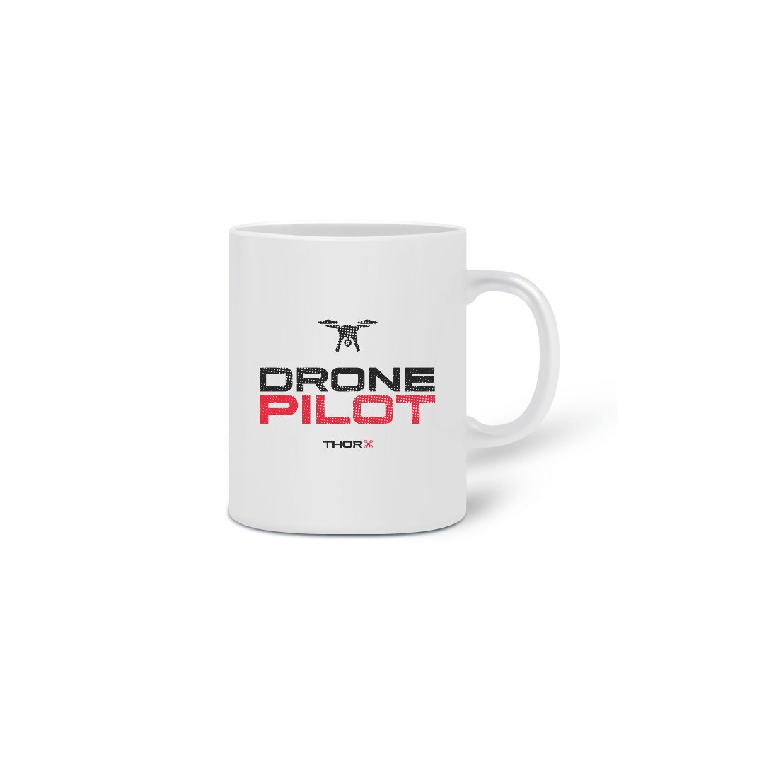 Nome do produto  CANECA DRONE PILOT BRANCA