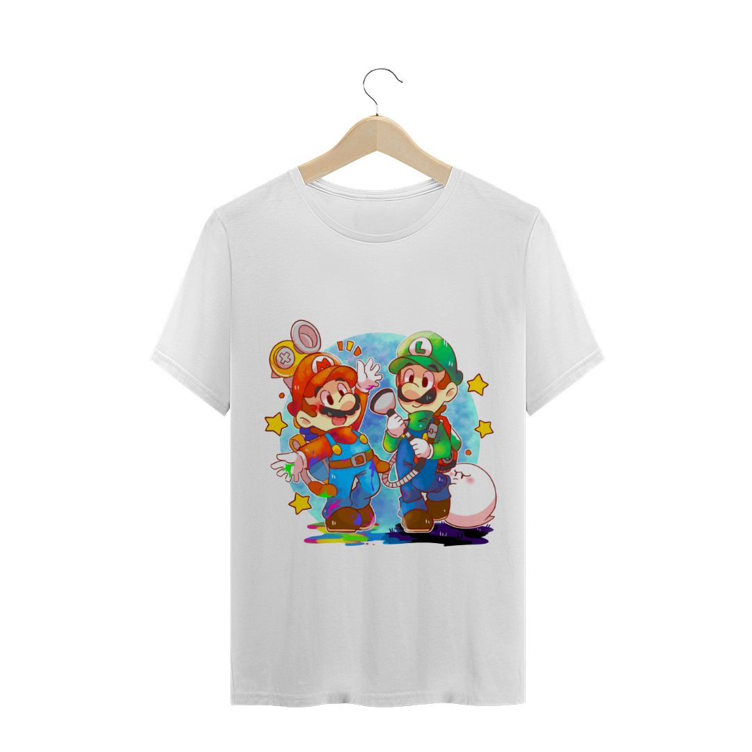 Nome do produto  Camiseta Super Mario e Luigi