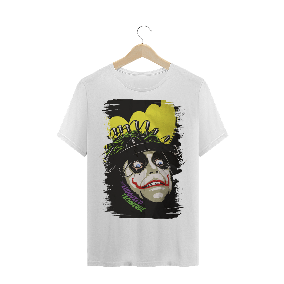 Nome do produto  Camiseta Masculina Coringa Laranja Mecanica