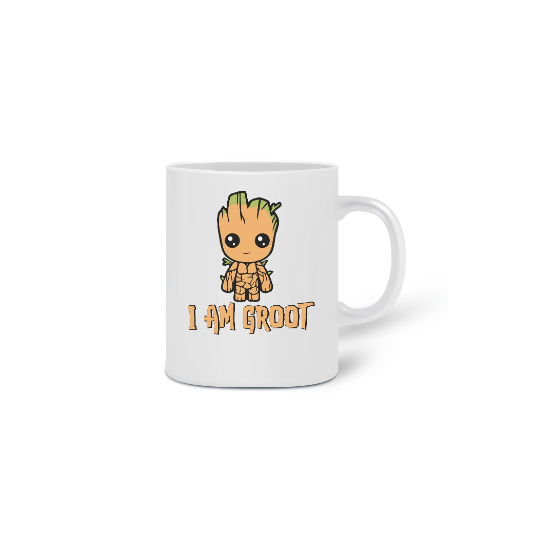 Nome do produto  CANECA I AM GROOT
