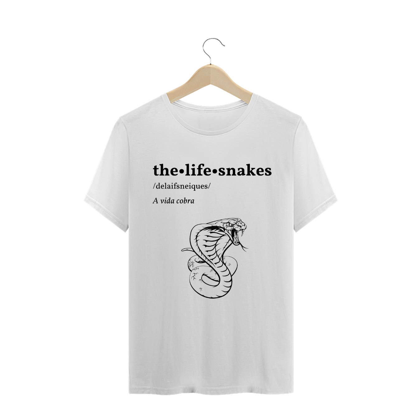 Nome do produto: Camiseta masculina The life snakes