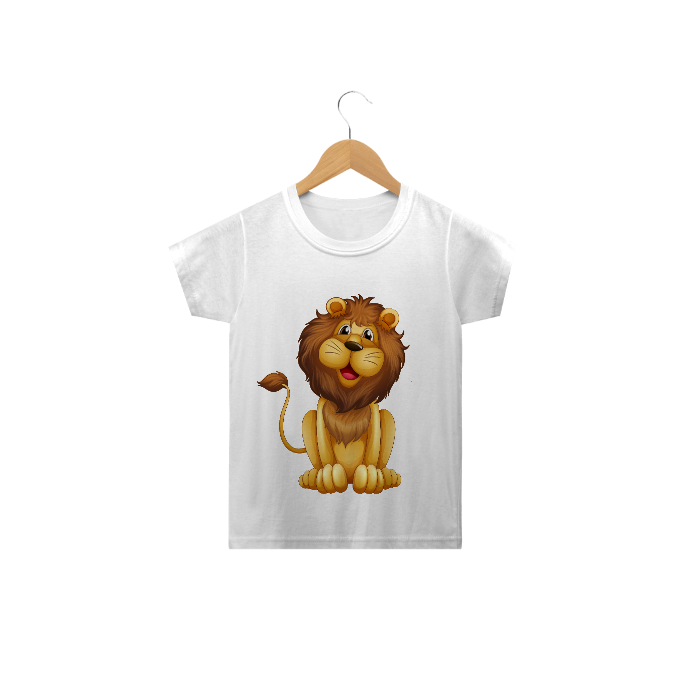 Nome do produto  Camiseta Infantil - Leão