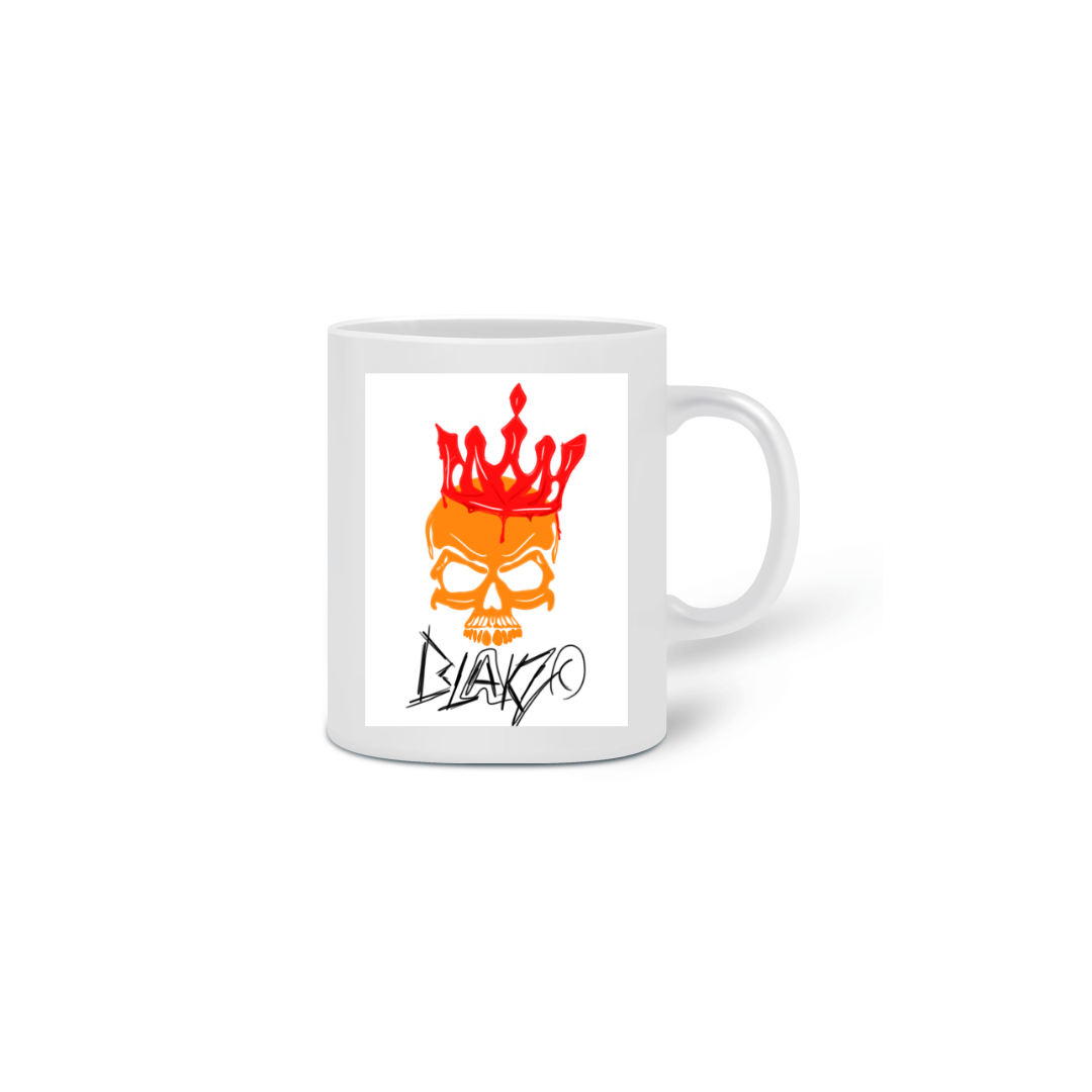 Nome do produto  caneca do clã bl@ckz de call of duty mobile
