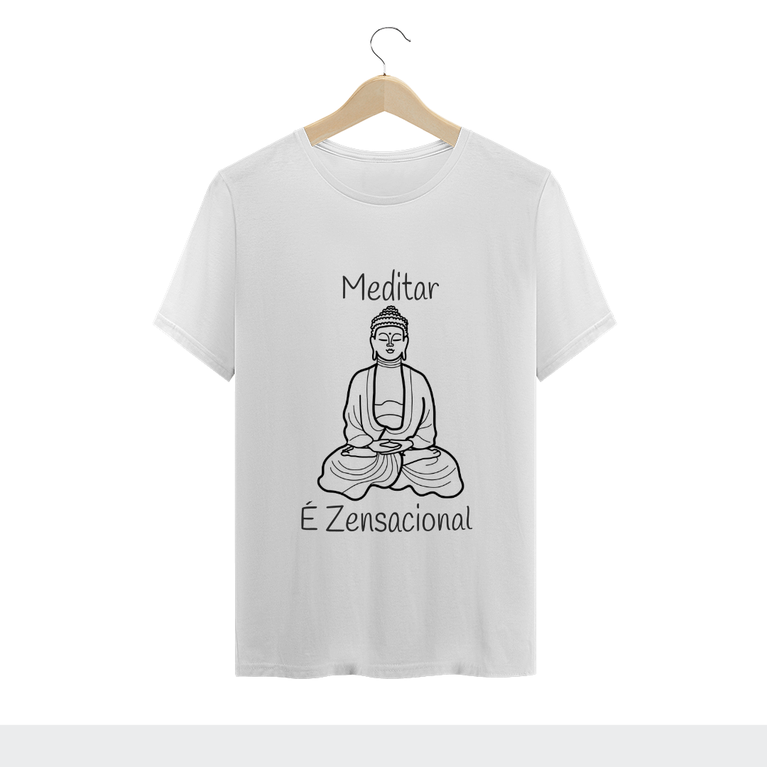 Nome do produto: Camiseta Meditar é Zensacional