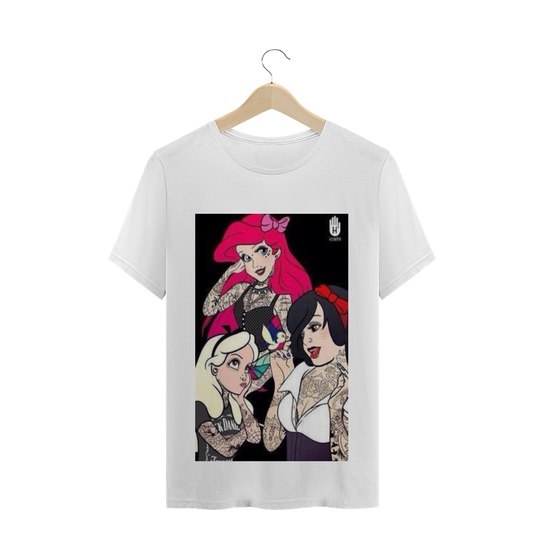 Nome do produto  camisetas as princesas tatuadas