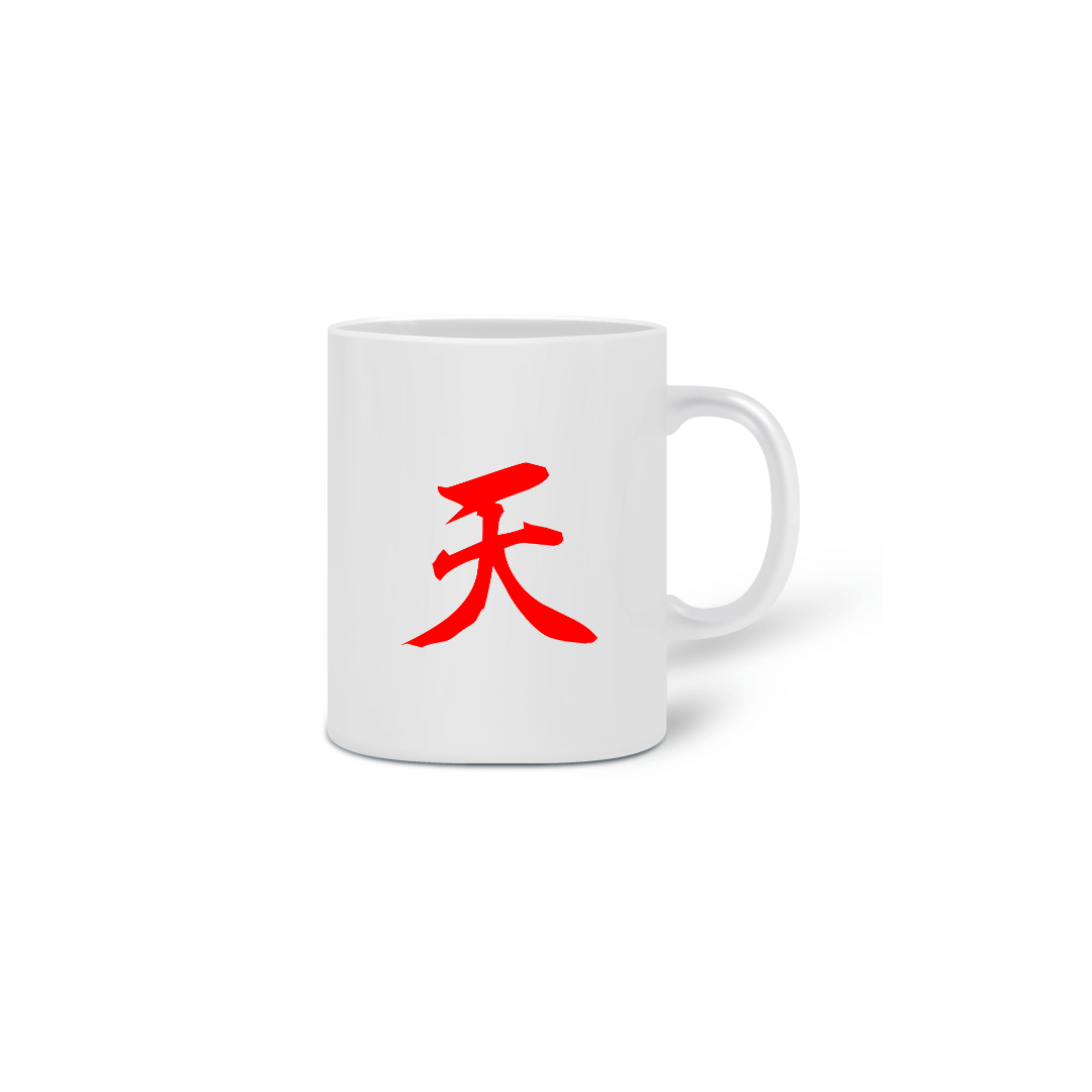 Nome do produto  Caneca Kanji Paraíso (Ten) - Akuma SF