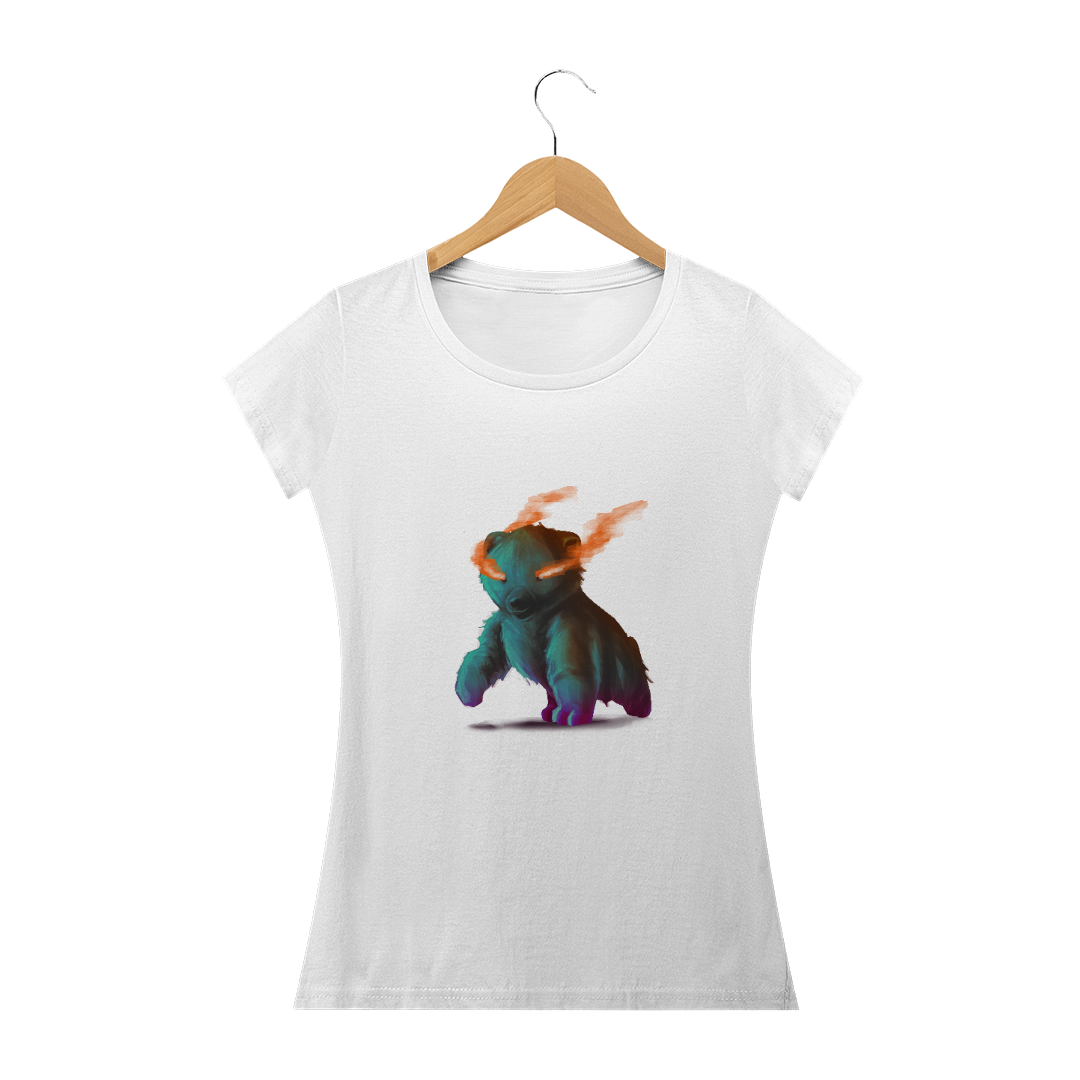 Nome do produto  Camisa feminina Urso neon