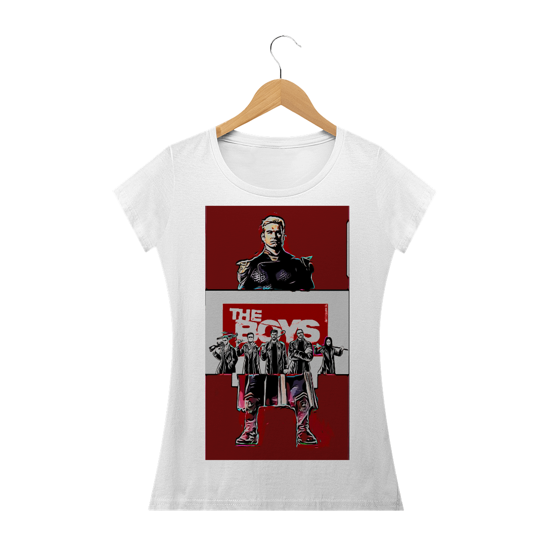Nome do produto  Camiseta Baby Long Fem. Cartaz The Boys