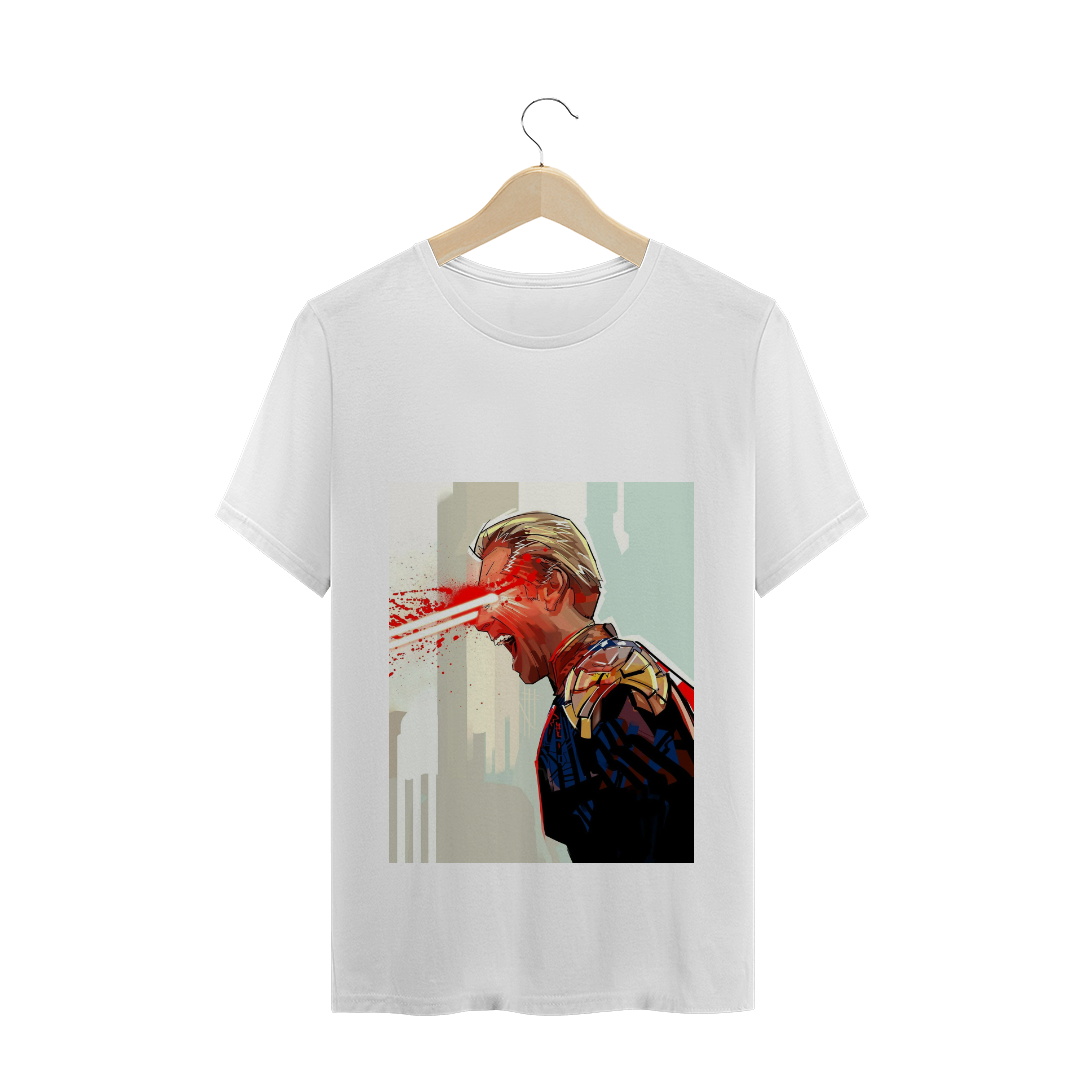 Nome do produto  Camiseta Masculina - Homelander Laser The Boys