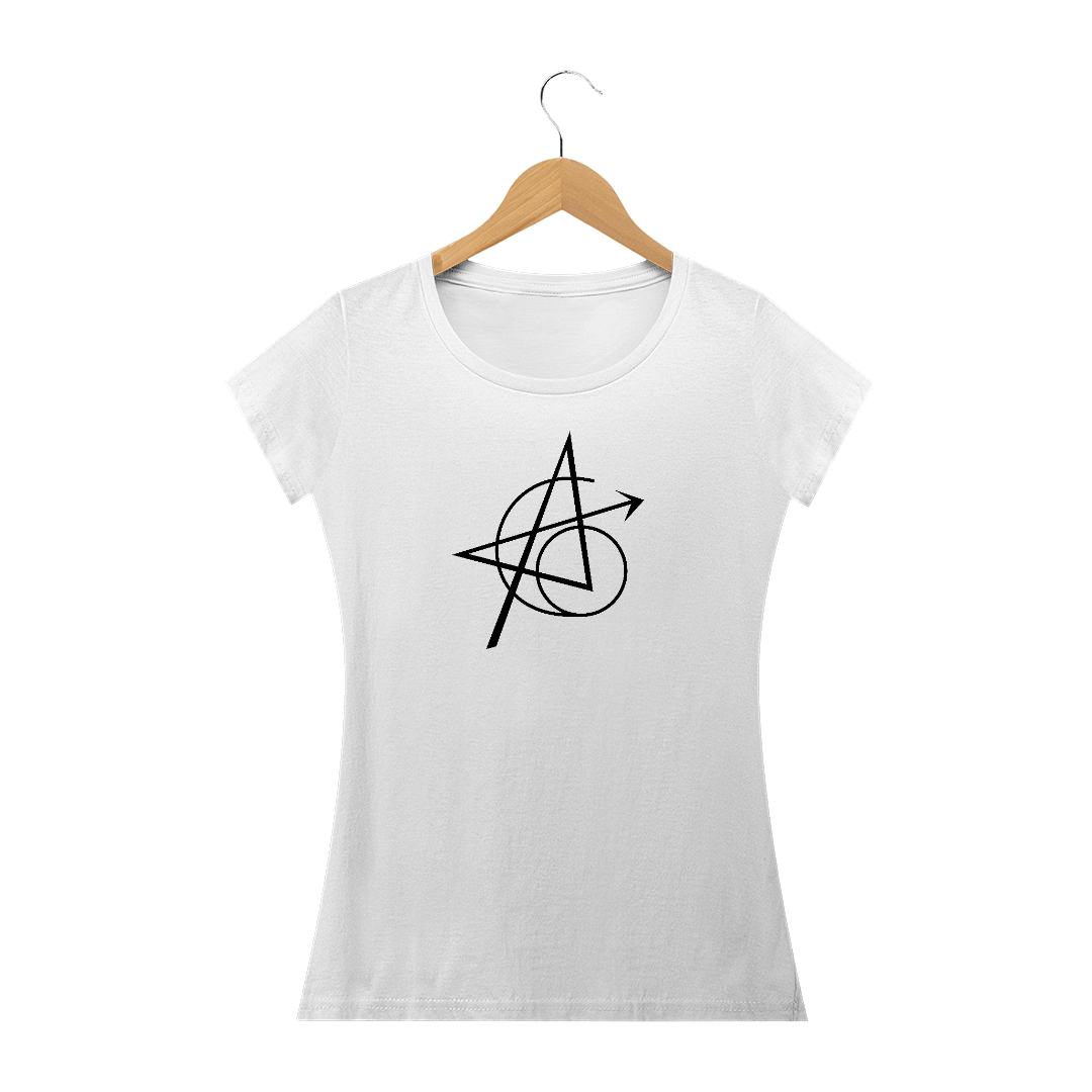 Nome do produto  Camiseta Feminina Símbolo A 