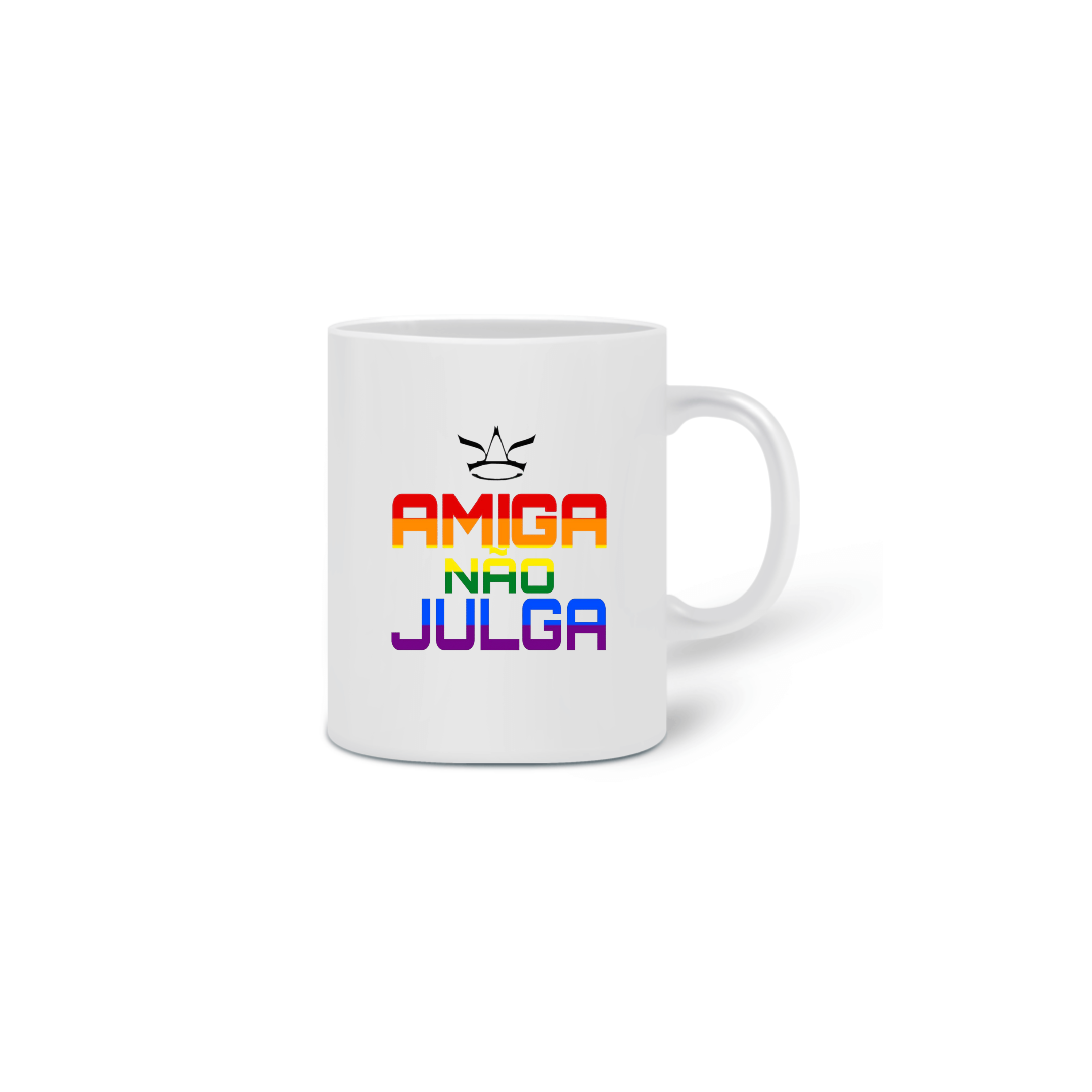 Nome do produto  Caneca - Amiga não Julga