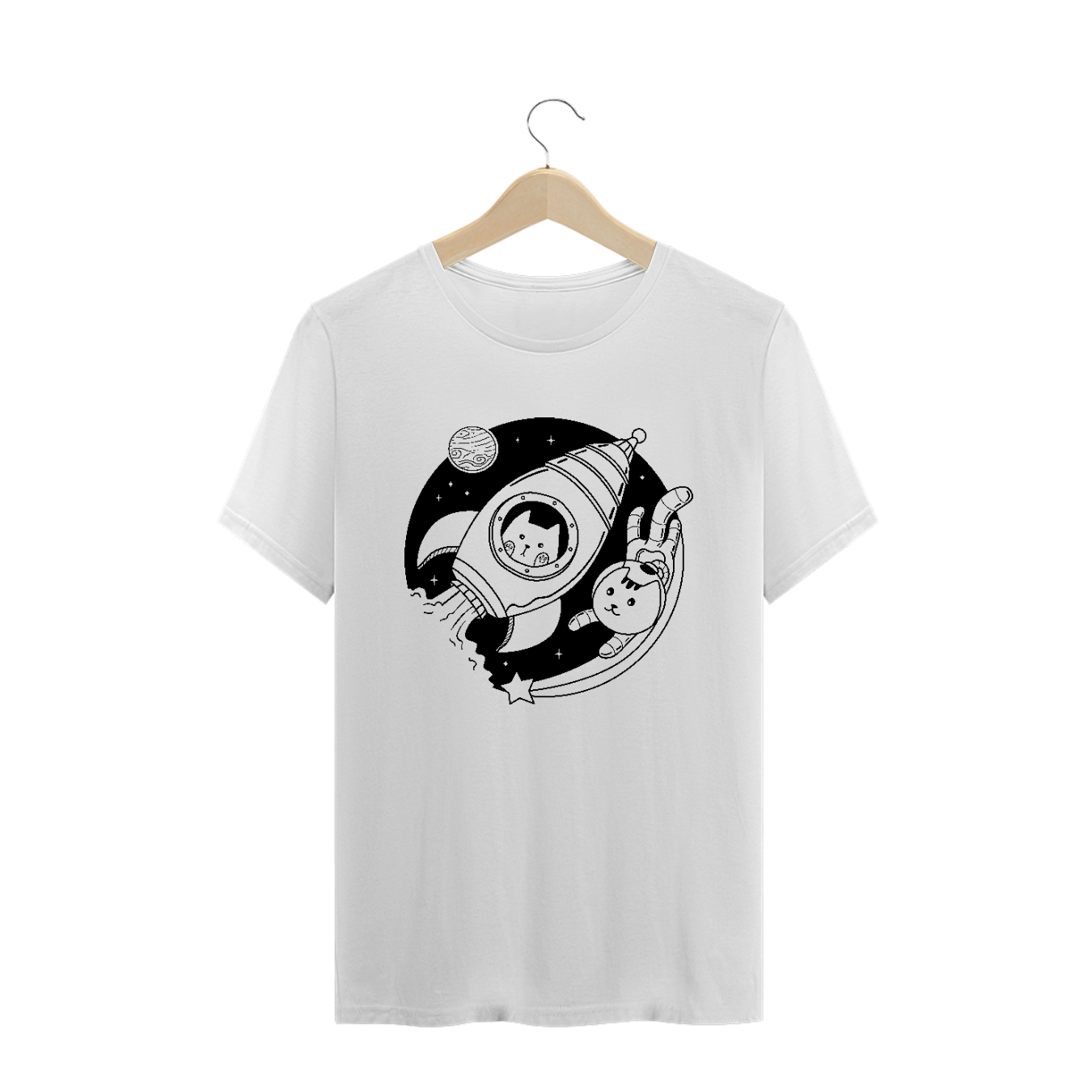 Nome do produto  Rocket Cat (Tecido Prime)