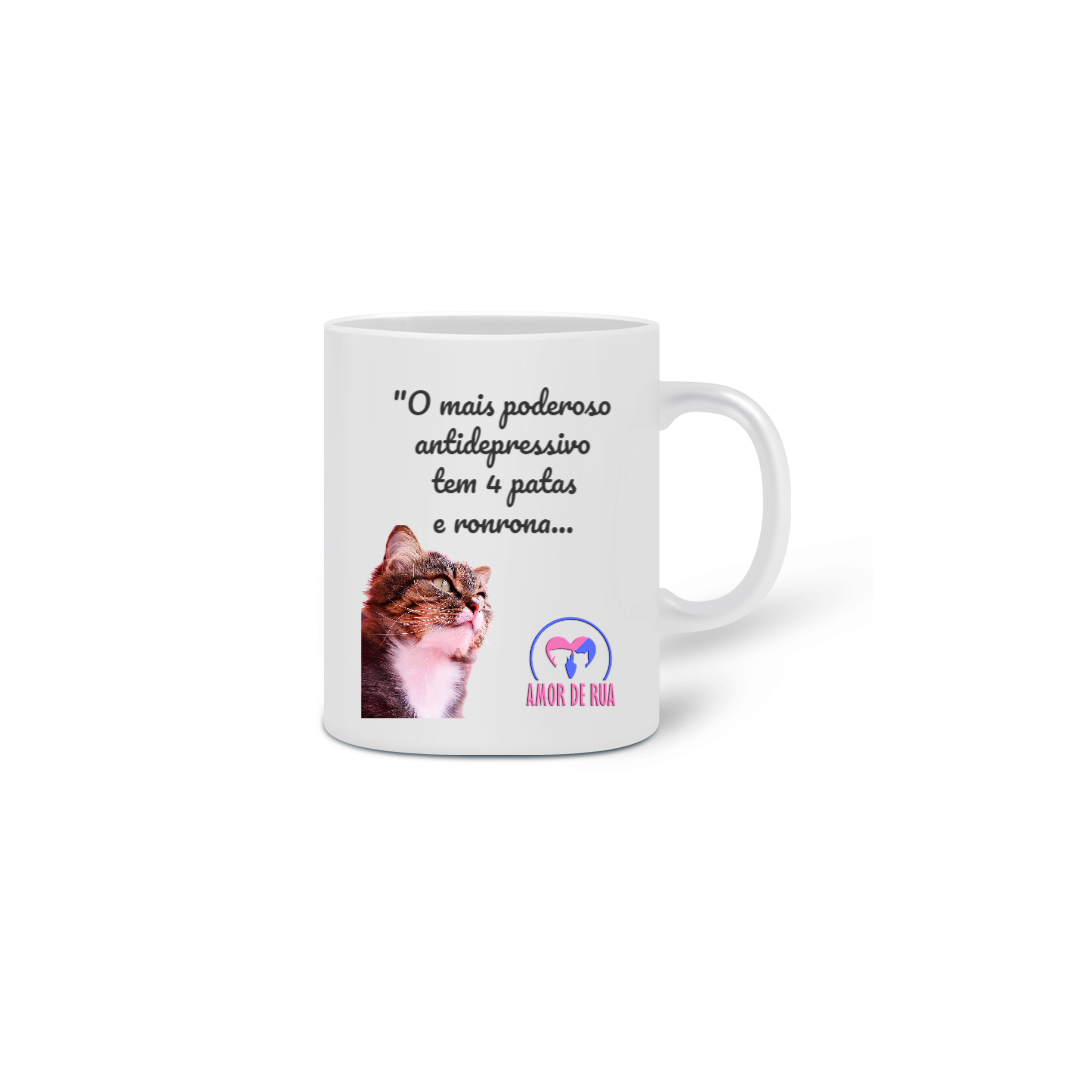 Nome do produto  Caneca Amor de Rua Logo Cat