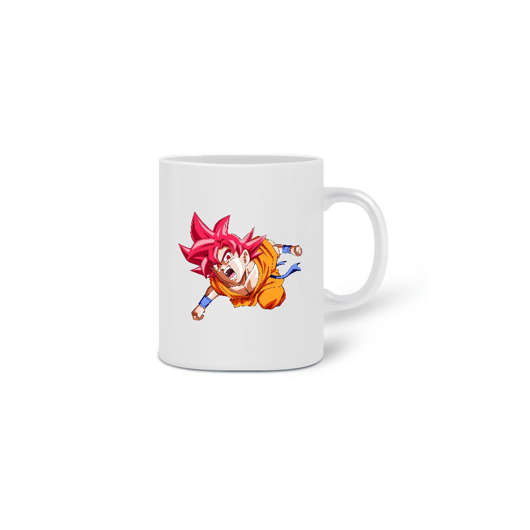 Nome do produto  Caneca Goku Deus Super Saiyajin