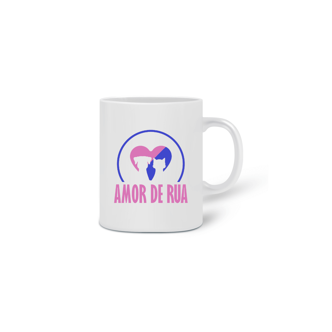 Nome do produto  Caneca Amor de Rua Logo ra